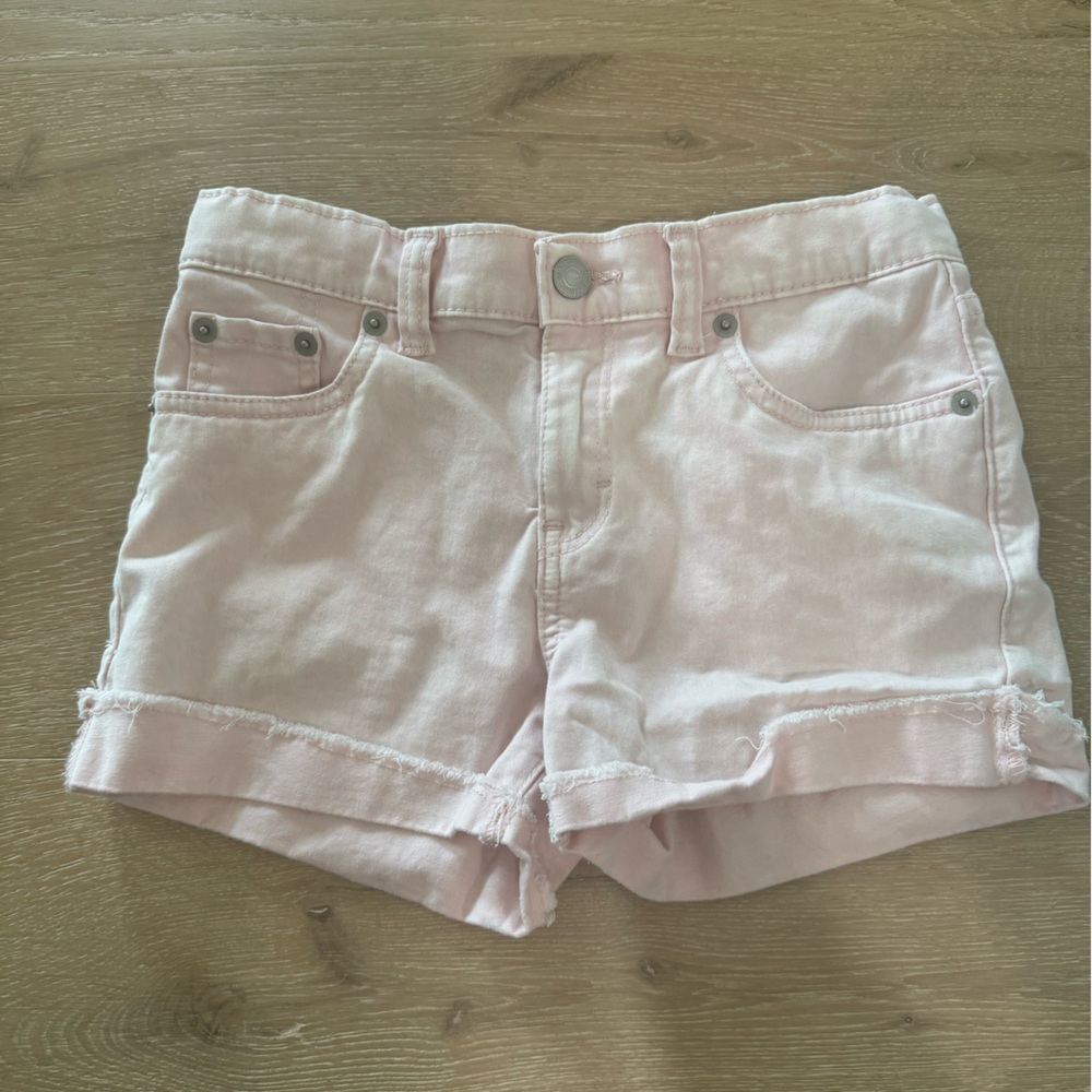 Light Pink Denim Shorts
